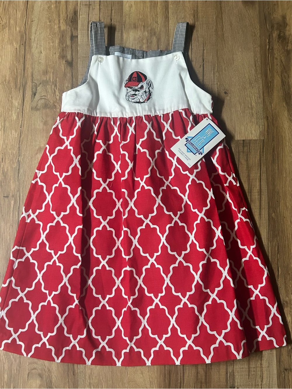 Vive La Fete Girls Dress Size 6x UGA Georgia Bulldogs